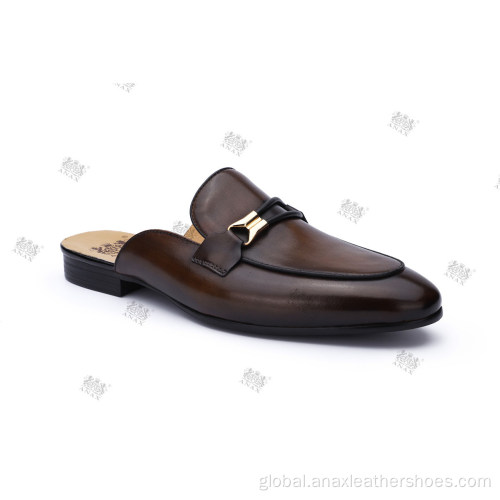 Men Leather Slippers Causal Men Slip-on Sneaker Fashion Walking Shoes Manufactory